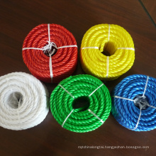 PE fishing rope poly rope for marine usage packed in coil